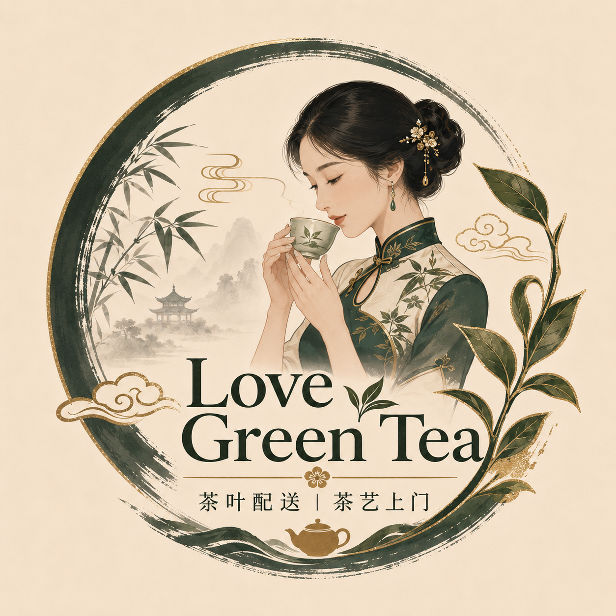 Love Green Tea Logo